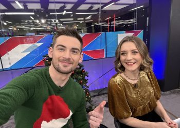 Olivia Utley with Tom Harwood