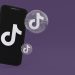 TikTok logo on a phone