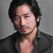 Hiroyuki Sanada wearing a black formal shirt